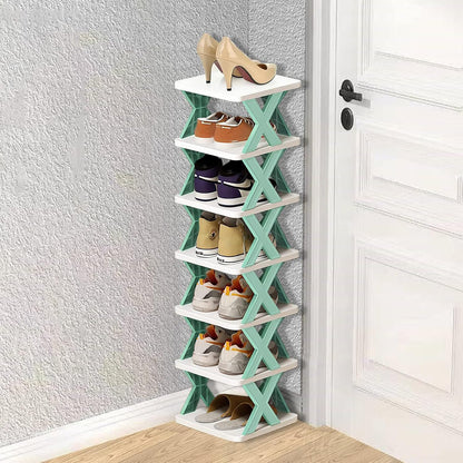 Stackable shoe rack holds 12 pairs no tools needed India