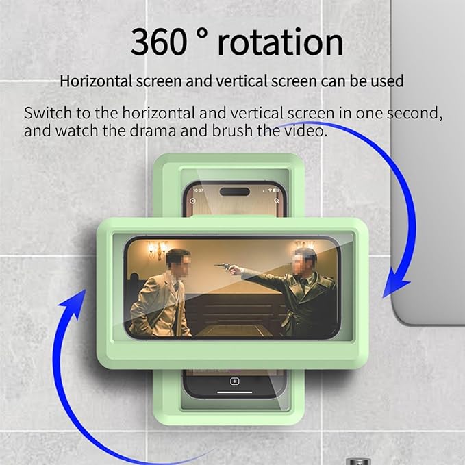 Waterproof wall mount phone case 360 rotation India