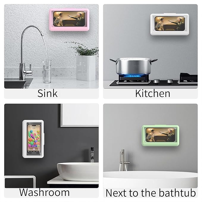 Kitchen bathroom phone holder buy online India COD ShipTrend